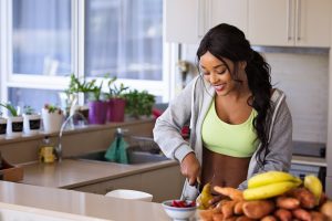 Enjoy your healthy meal after a personalized training program
